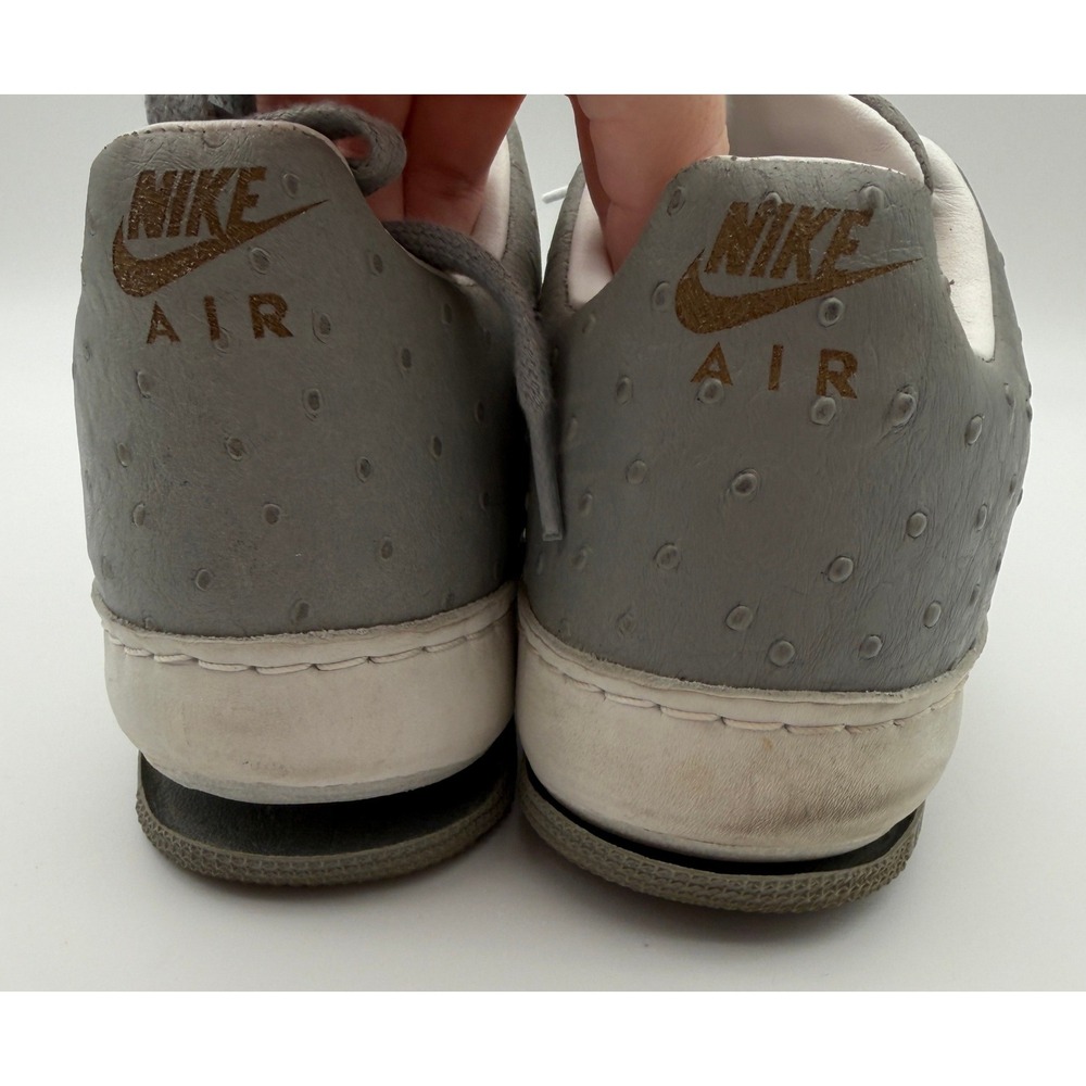 Nike Air Force 1 Supreme Seamless Ostrich Mens 9.5 Rare Shoes Sneakers Project - Picture 8 of 8